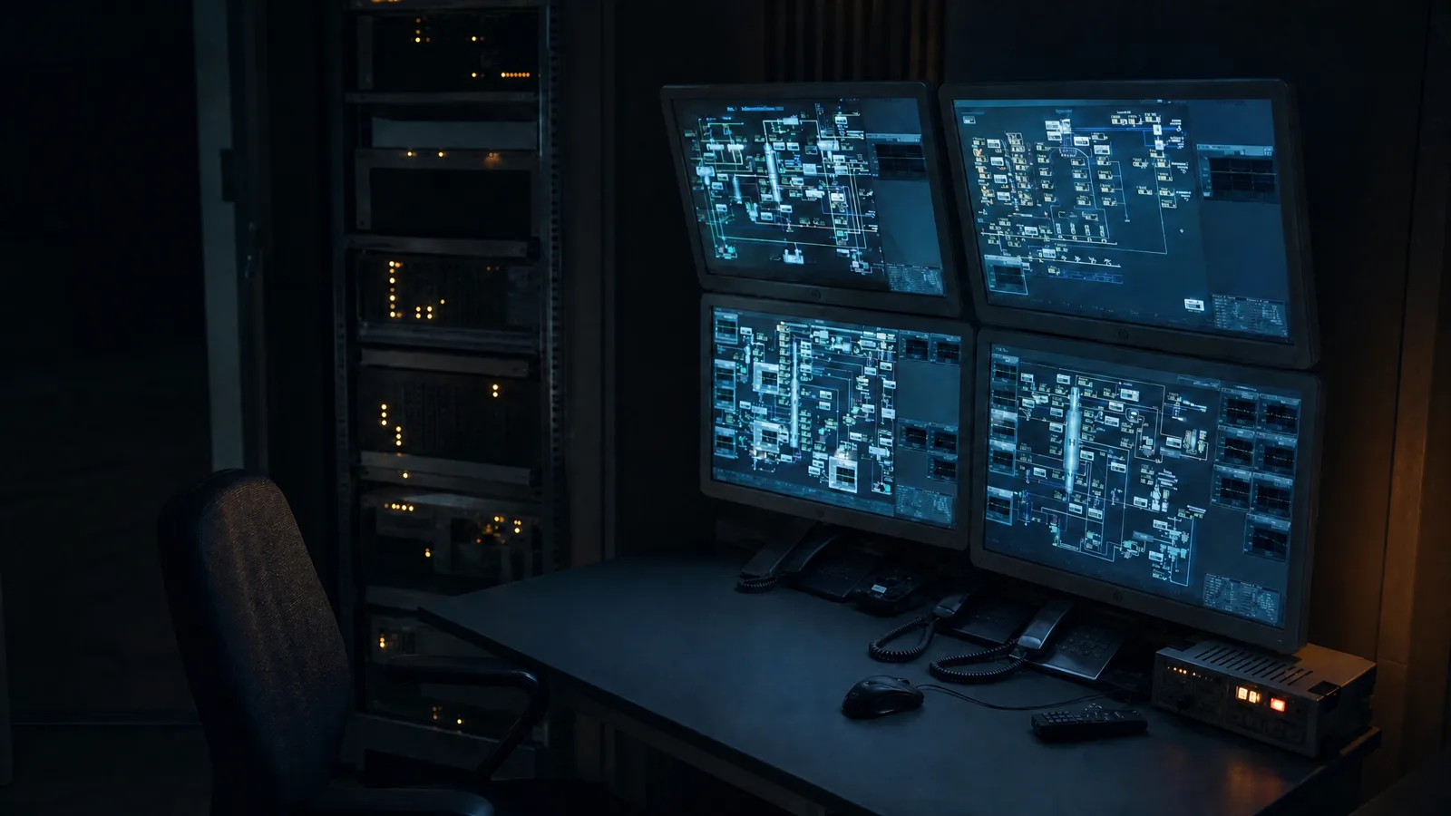 АРМ оператора с мнемосхемами SCADA